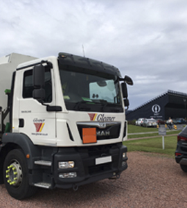 Gleaner supplying fuel to Royal Troon Golf Course
